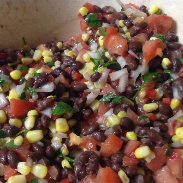 Black Bean and White Corn Salad