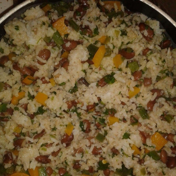 Coconut Rice with Black Beans