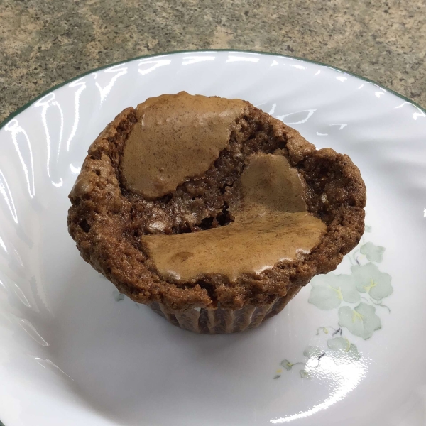 Dark Chocolate Souffle Cupcakes