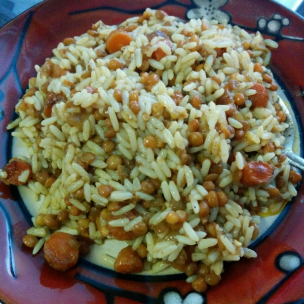 Caribbean Curried Peas (Lentils)