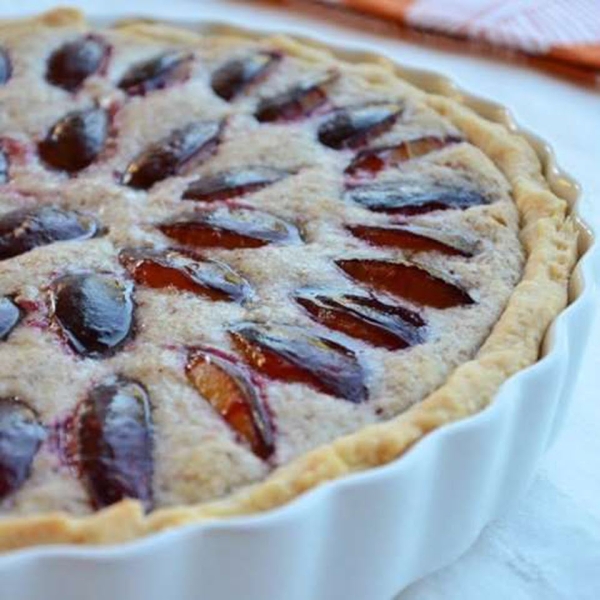 Plum Frangipane Tart