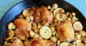 Roasted Lemon Chicken Thighs with Potatoes