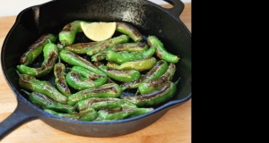 Charred Shishito Peppers