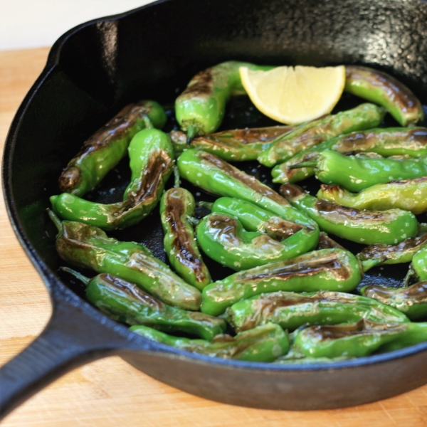 Charred Shishito Peppers