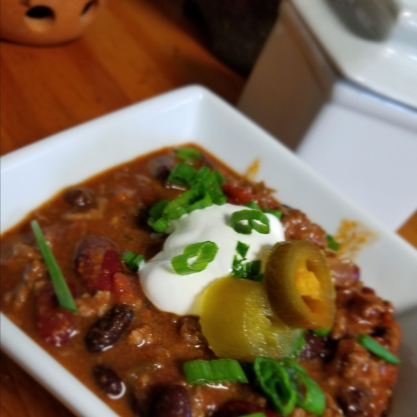 Slow Cooker Beef Chili