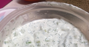 Sour Cream, Cucumber and Dill Dip