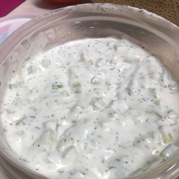 Sour Cream, Cucumber and Dill Dip