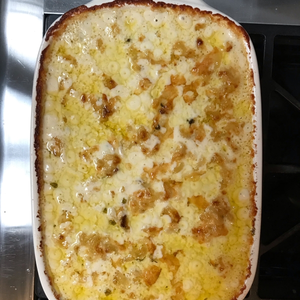 Gluten-Free Macaroni and Three Cheeses with Bacon