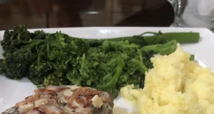 Filet Mignon with Bacon Cream Sauce