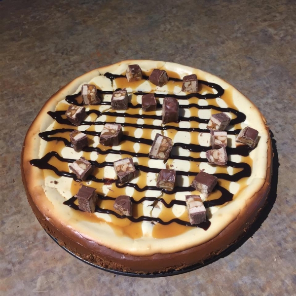 Chocolate Caramel Nut Cheesecake