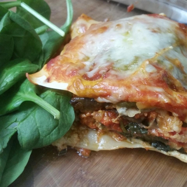 Spinach Mushroom Lasagna