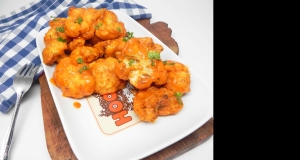 Air Fryer Vegan Buffalo Cauliflower