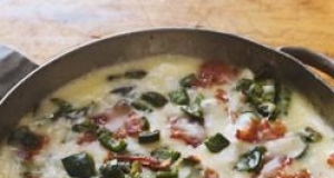 Bacon and Chile Queso Fundido