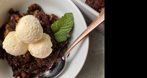 Peach, Berry, and Rhubarb Dump Cake