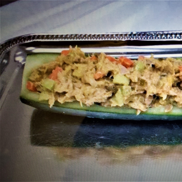 Tuna Cucumber Boats