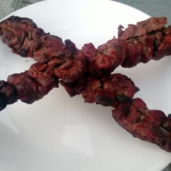 Bison Souvlaki Skewers