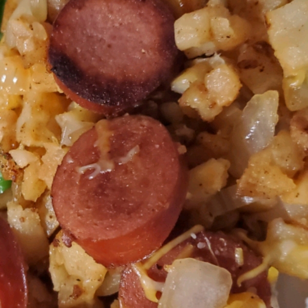 Smoked Sausage-Potato Hash