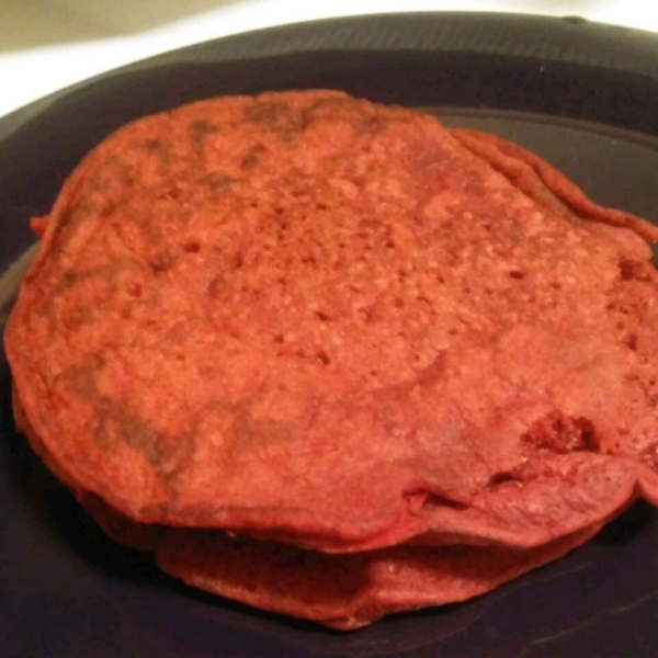 Dessert for Breakfast - Red Velvet Pancakes