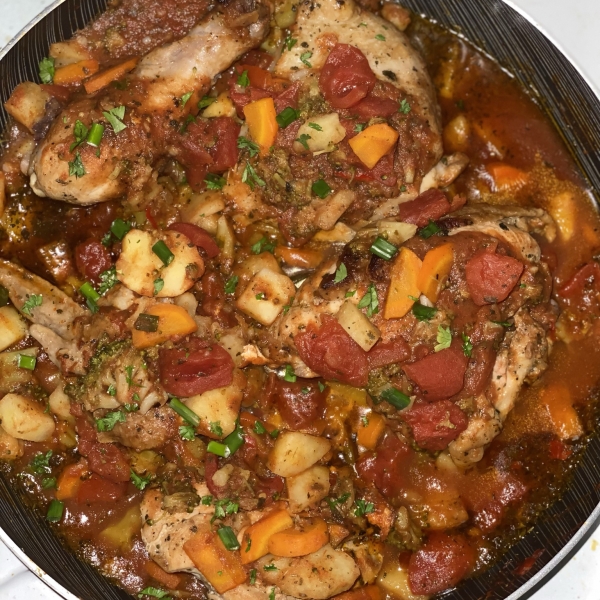 Contadina® Stove-Top Tomato Braised Chicken