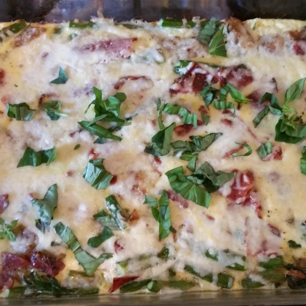 Asparagus, Potato, and Onion Frittata