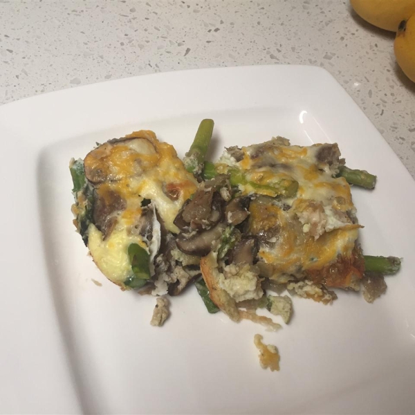 Asparagus, Potato, and Onion Frittata