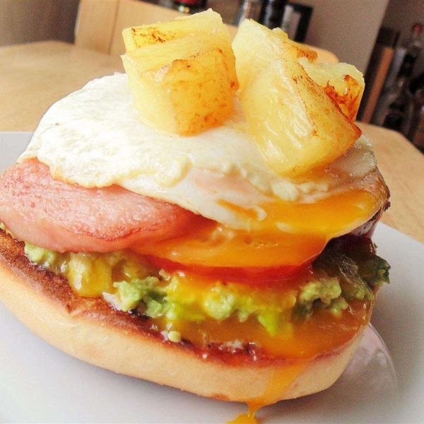 The Ultimate Open-faced Breakfast SPAM®WICH Sandwich
