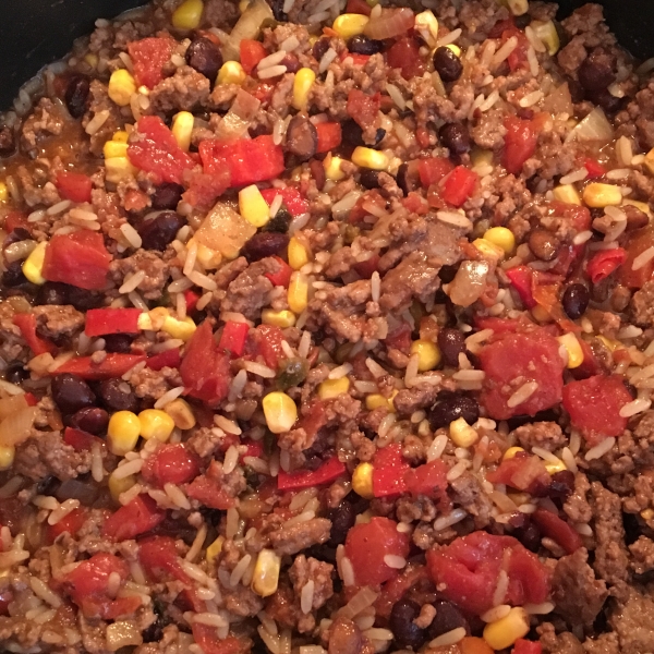 Black Beans and Rice Chili