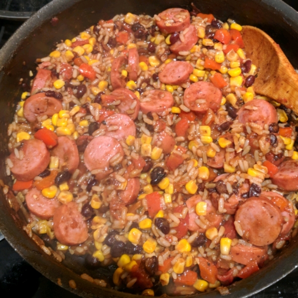 Black Beans and Rice Chili
