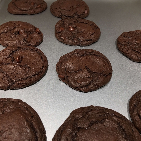 Chocolate Cake Mix Cookies