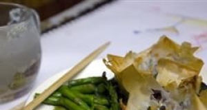 Asparagus and Mushroom Puff Pastry Pie