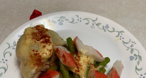 Baked Chicken Oscar Dinner (Yep, the Whole Shebang)