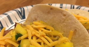 Mango Salsa Steak Fajitas