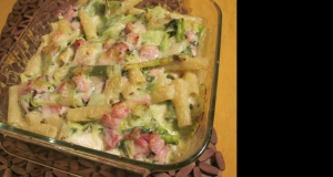 Easy Pasta Bake with Leek and Cheese