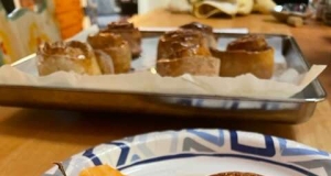 Two-Ingredient Dough Cinnamon Rolls with Vanilla Glaze