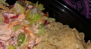 Taco Dip with Refried Beans