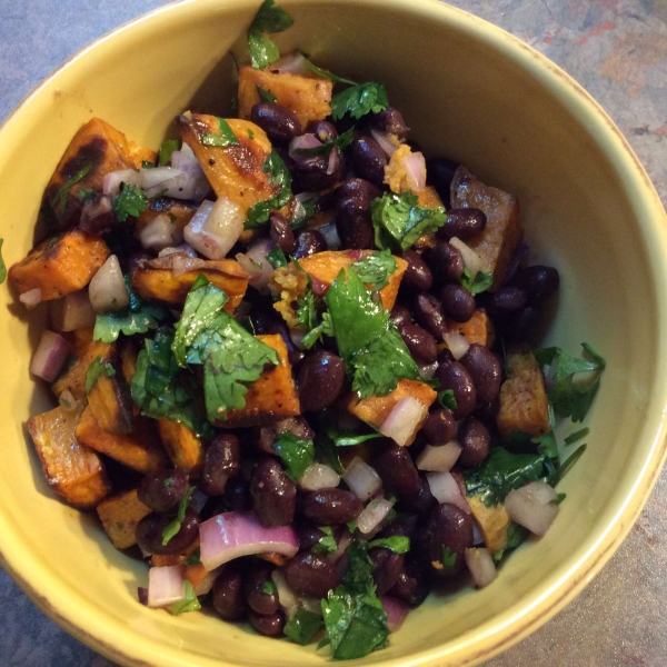 Vegan Black Bean and Sweet Potato Salad