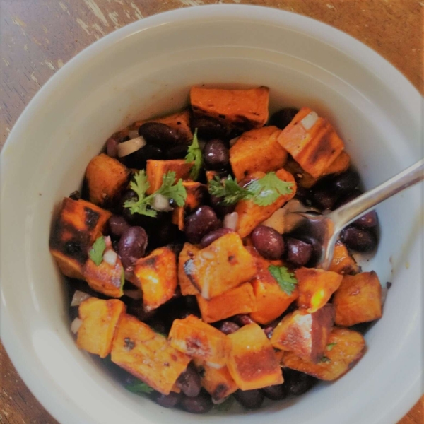 Vegan Black Bean and Sweet Potato Salad