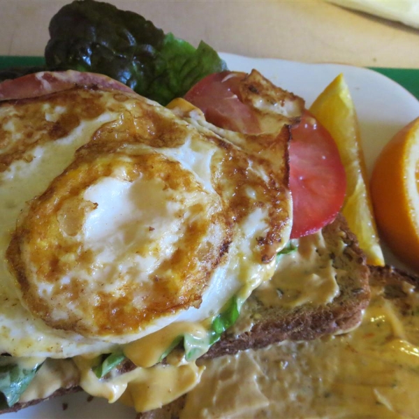 Cajun Fried Egg Sandwich