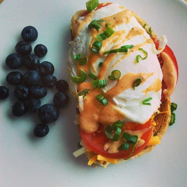 Cajun Fried Egg Sandwich