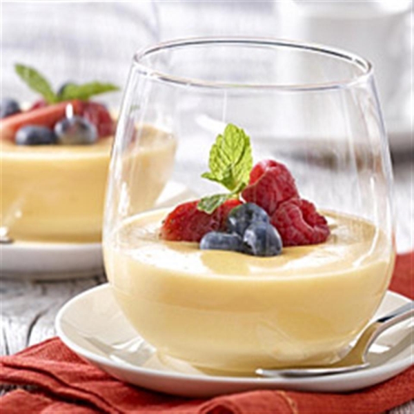 White Chocolate and Orange Pudding