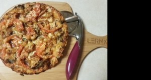 Chicken Fajita Cauliflower Pizza