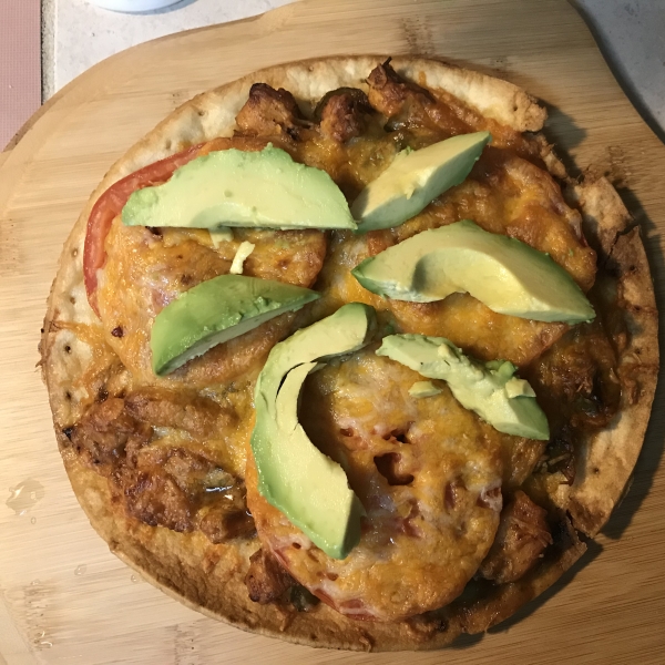 Chicken Fajita Cauliflower Pizza