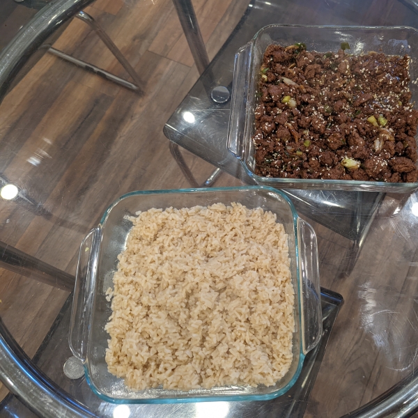 Easy Korean Ground Beef Bowl
