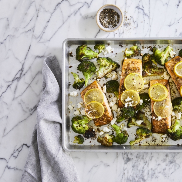 Simple Seafood Sheet Pan Meal