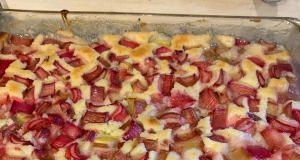 Rhubarb Pudding
