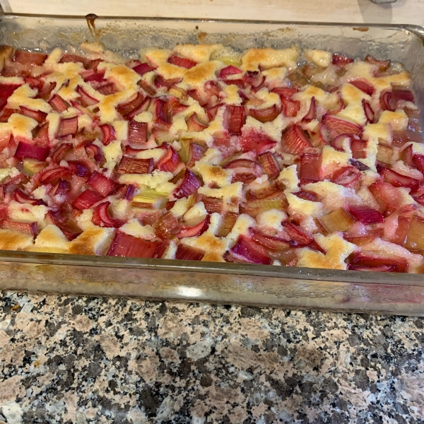 Rhubarb Pudding