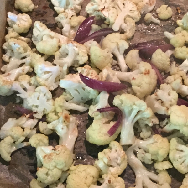 Vegan Roasted Cauliflower Salad