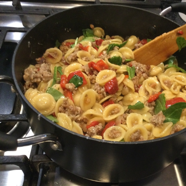 One Pan Orecchiette Pasta