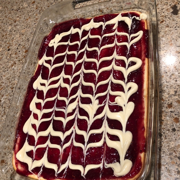 White Chocolate-Raspberry Cheesecake Bars