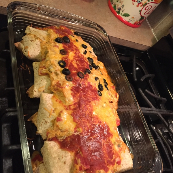 Green Chicken Enchiladas